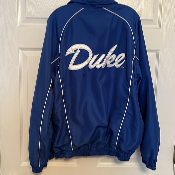 BLUE DUKE JACKET by 58 SPORTS SIZE XL GRAY FLANNEL LINING LONG SLEEVES W/POCKETS - Picture 3 of 9